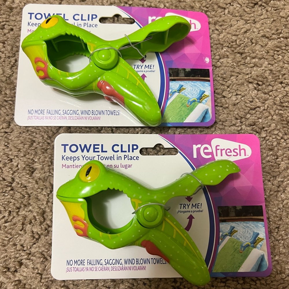 Towel or Bag Clips